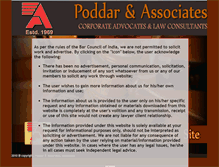 Tablet Screenshot of corporatelawconsultants.com